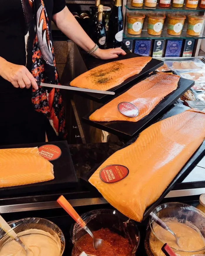Découpe de produits d'exception, épicerie fine Chez Christophe