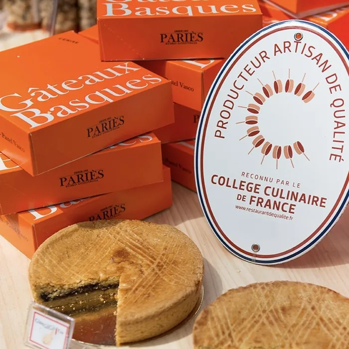 Gâteaux basques Pariès, épicerie fine Chez Christophe