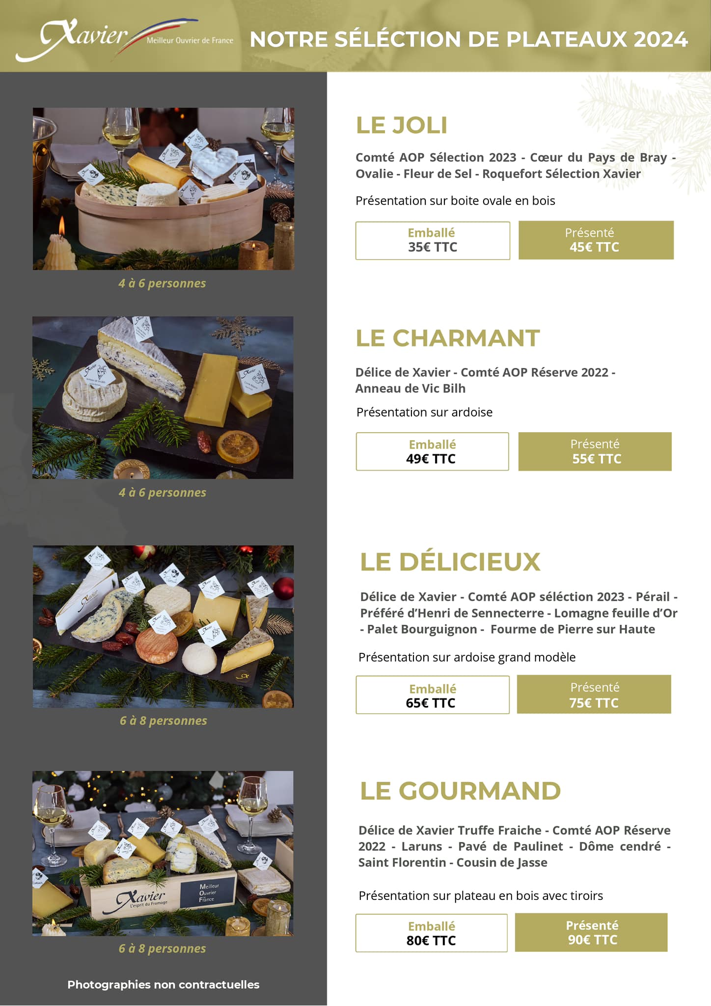 Plateaux de Fromages