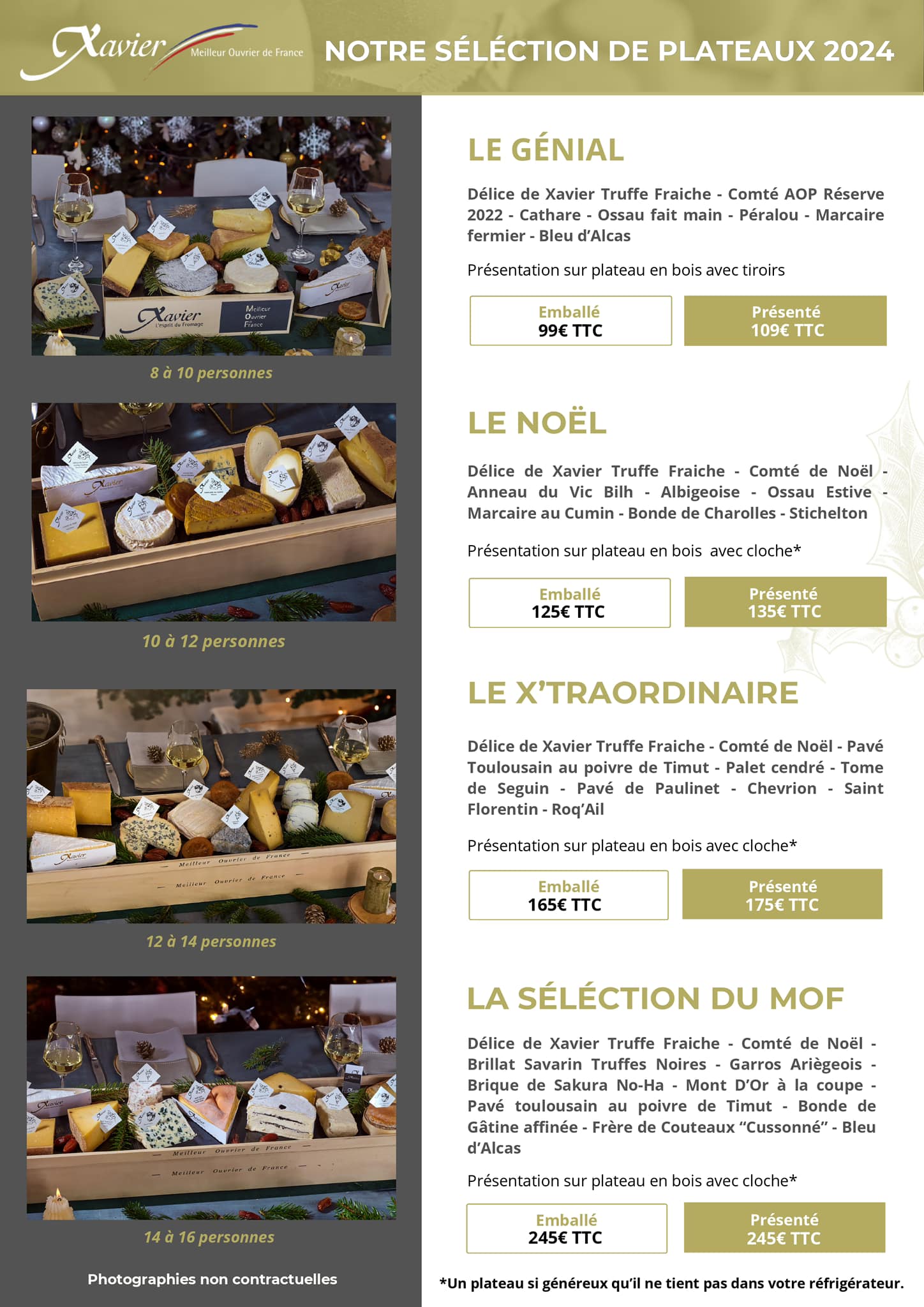 Plateaux de Fromages