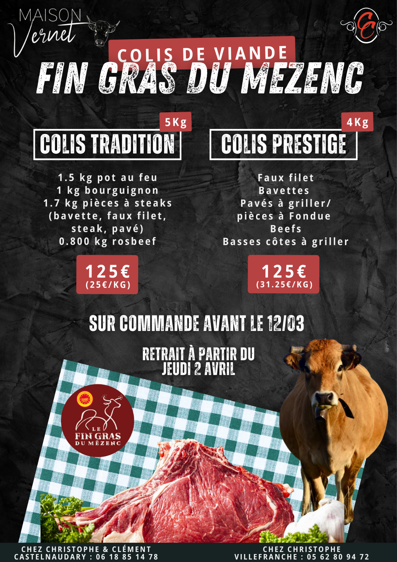 Colis de Viande d'Exception