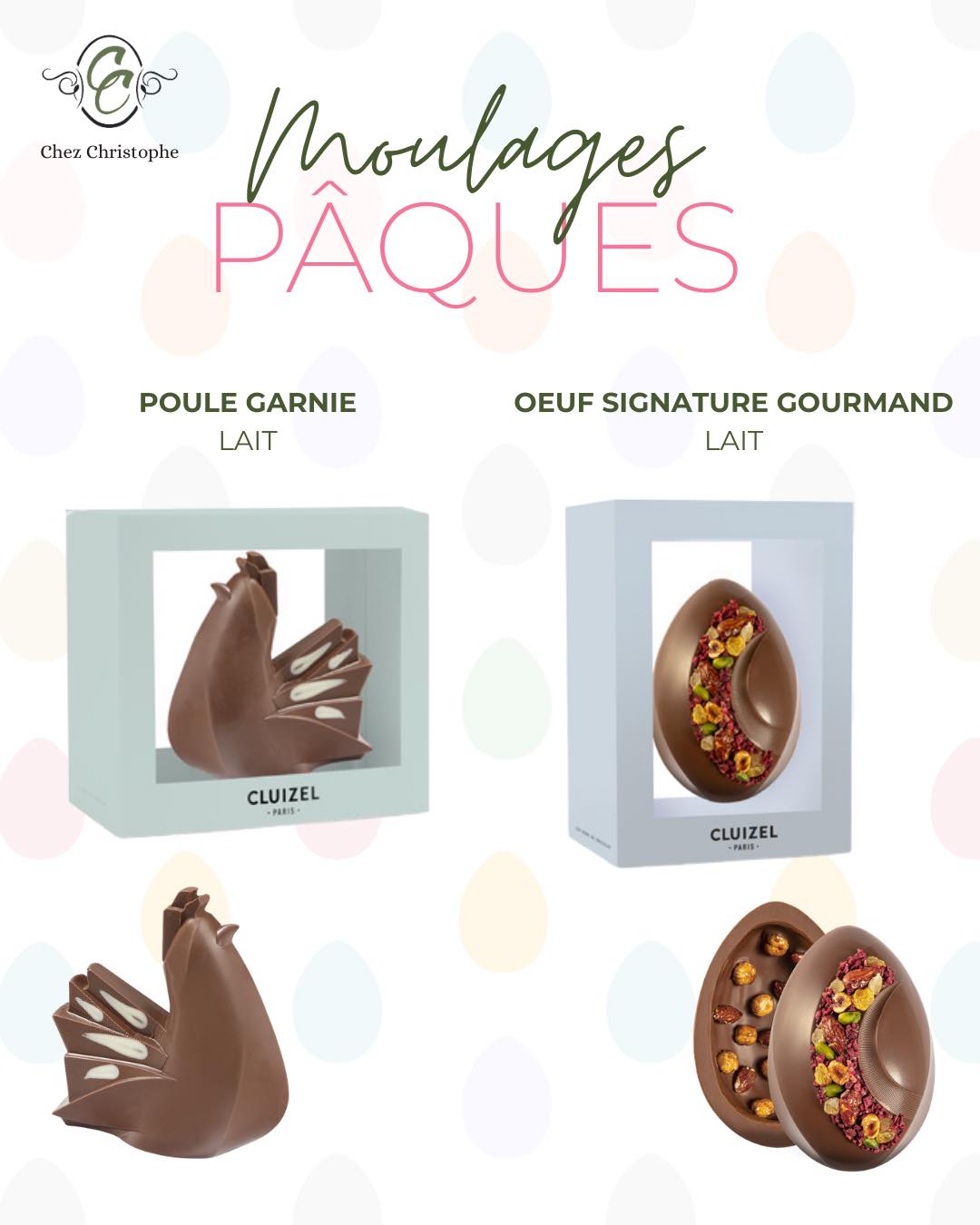 Les d&eacute;lices de P&acirc;ques avec CLUIZEL